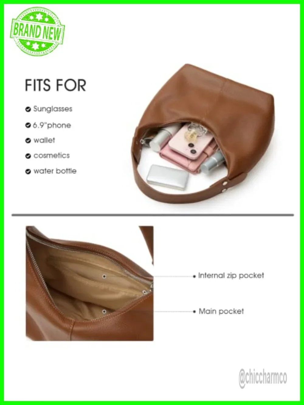 Woven Vegan Leather Hobo Shoulder Bag Clutch Y2K Purse